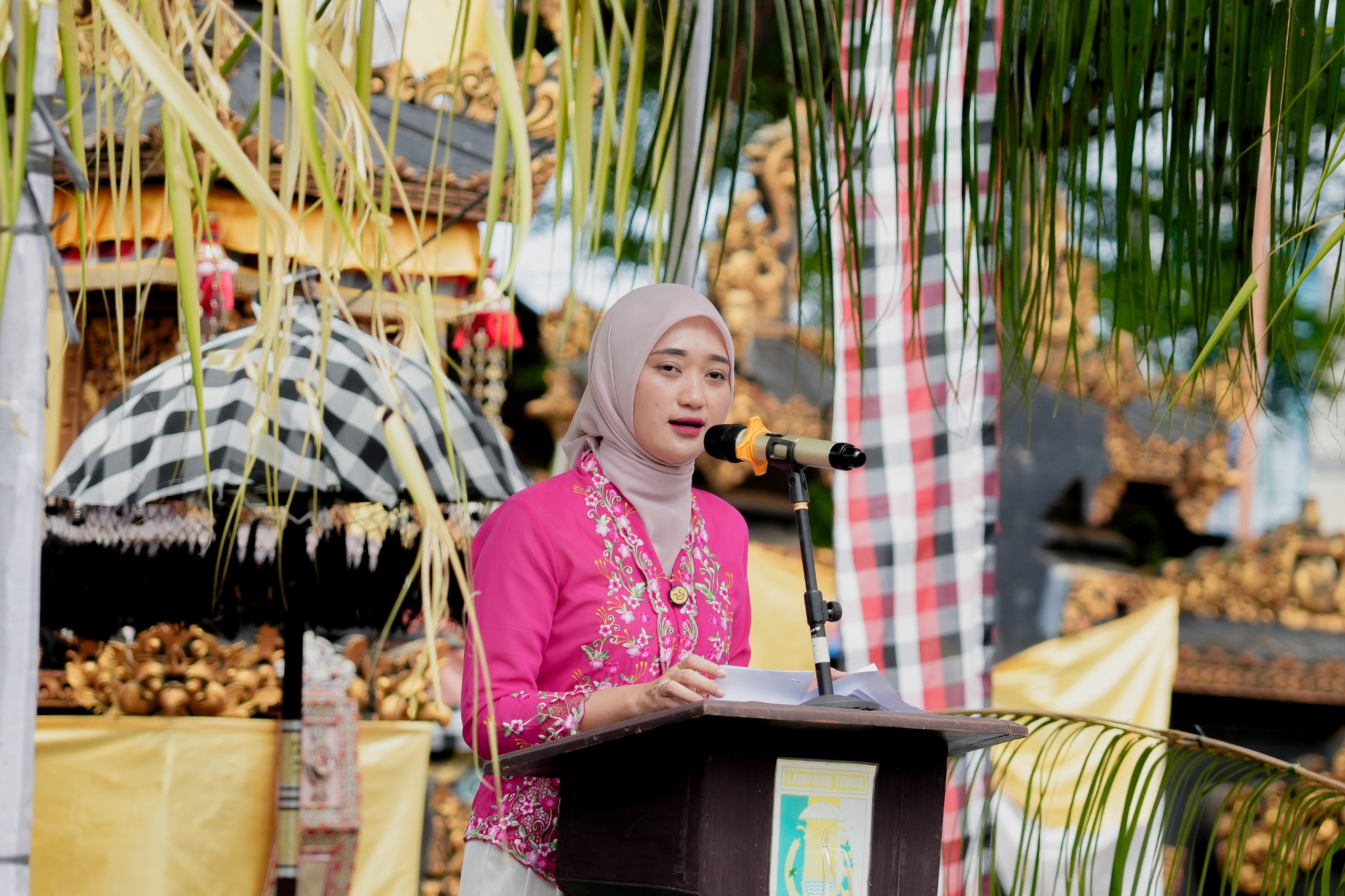 Mahasabha KMHDI di Lampung Timur, Jihan Dorong Generasi Muda Jaga Toleransi