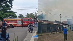 Percikan Kompor Picu Kebakaran di Terminal Kota Agung Tanggamus, Satu Kios Nyaris Ludes