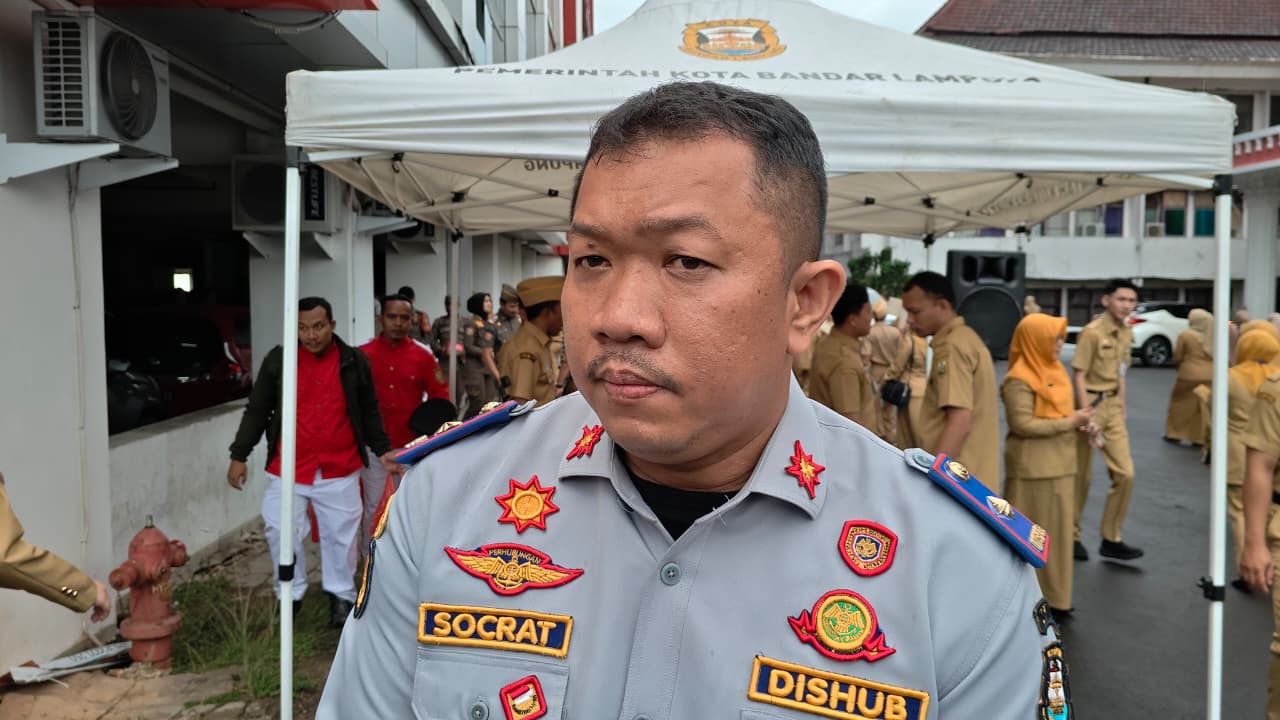 Bahu Jalan Juanda Disulap Jadi Parkiran, Dishub Bandar Lampung Bertindak