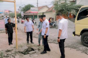 Gubernur Lampung Sidak Sejumlah Ruas Jalan di Tubaba