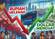 Rupiah Tembus Rp17.105 per Dolar AS, Sentuh Rekor Terlemah pada Perdagangan 7 April 2026