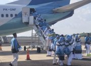 Kloter Perdana Haji Lampung Diberangkatkan dari Bandara Radin Inten II