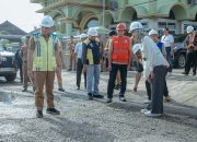 Wagub Lampung Mulai Perbaikan Jalan Pattimura Metro
