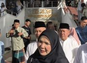 Salat Id di Al Furqon, Eva Dwiana Sambut Kepulangan Jamaah Haji Bandar Lampung