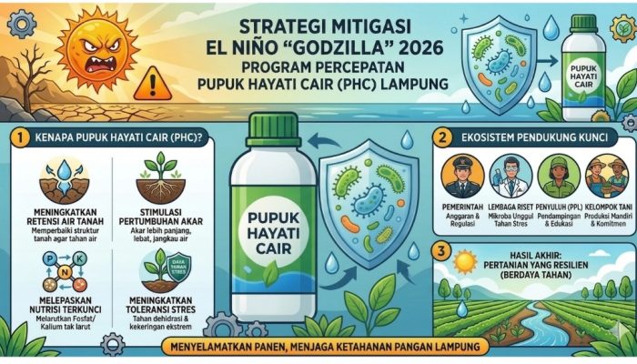 Pemprov Lampung Genjot Infrastruktur Air untuk Hadapi Ancaman Kekeringan Pertanian