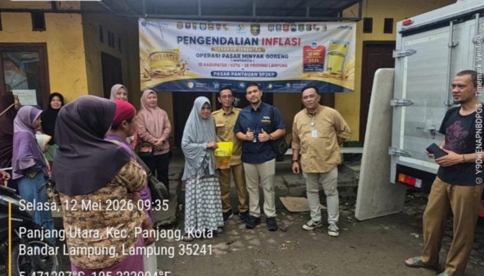 Bulog, Pemprov dan BI Gelar Operasi Pasar Minyakita di 15 Daerah Lampung