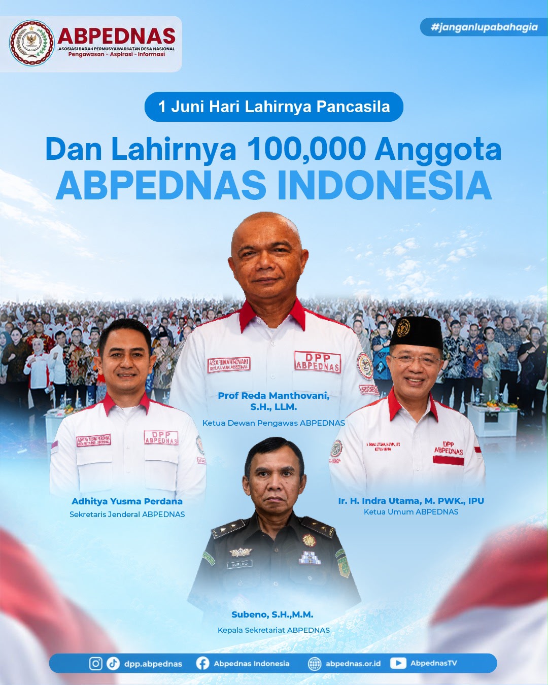 ABPEDNAS Tembus 100 Ribu Anggota, Perkuat Peran BPD dalam Pembangunan Desa