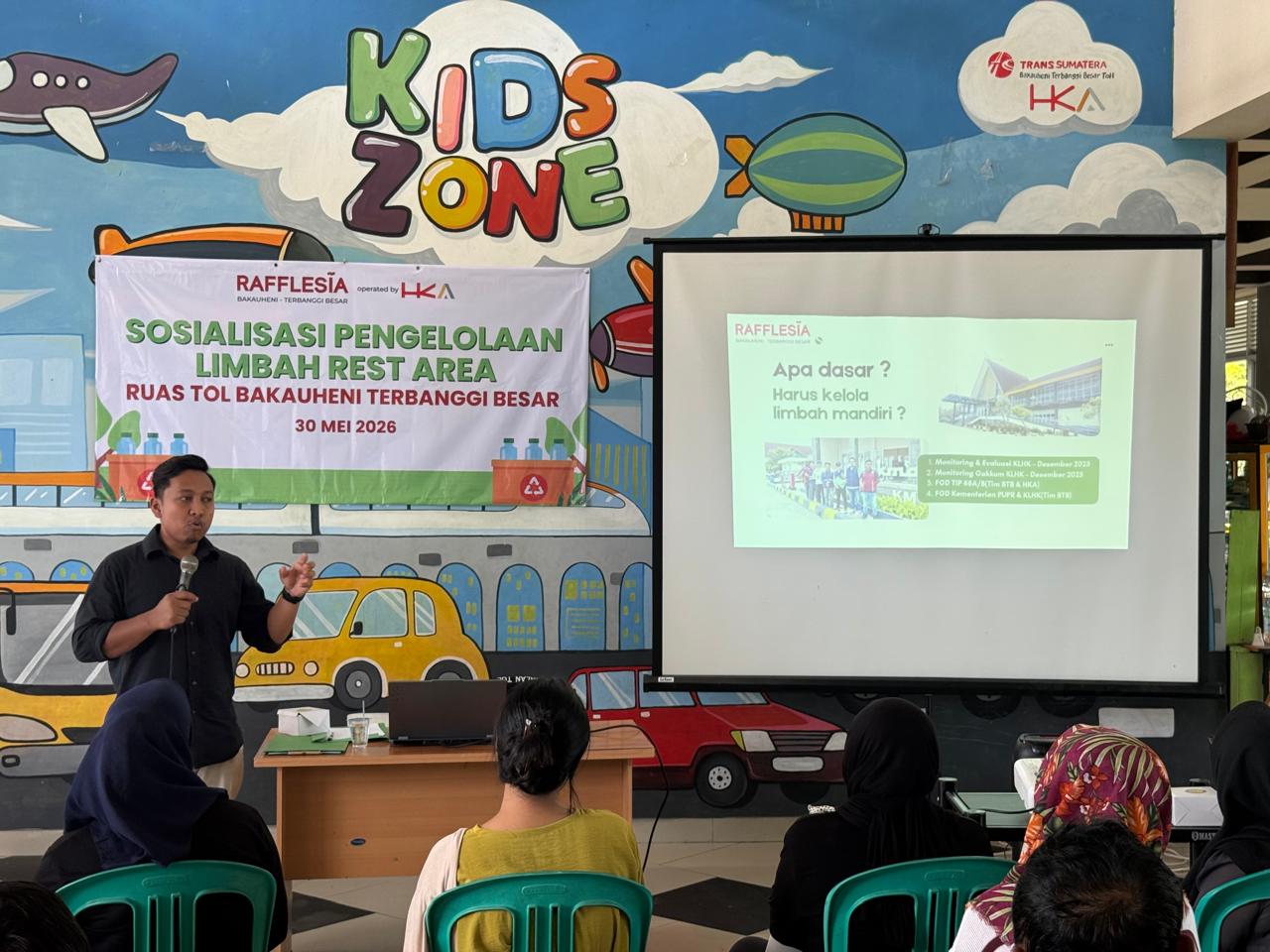 BTB Tingkatkan Kesadaran Pengelolaan Sampah di Rest Area