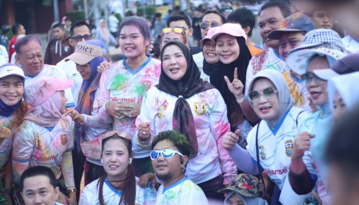 Semarak HUT ke-344, Bandar Lampung Color Run Ajak Warga Rayakan Kebersamaan dan Hidup Sehat