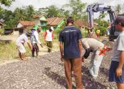 HKA Bantu Perbaikan Jalan Rusak di Lampung Tengah