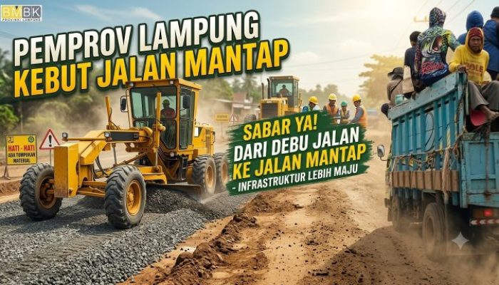 Pemprov Lampung Kebut Perbaikan 15 Ruas Jalan