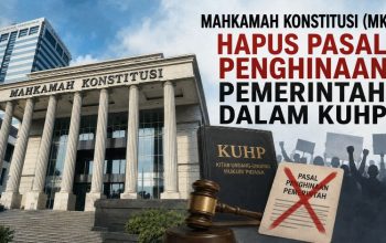 MK Hapus Pasal Penghinaan Pemerintah, Ini Alasannya
