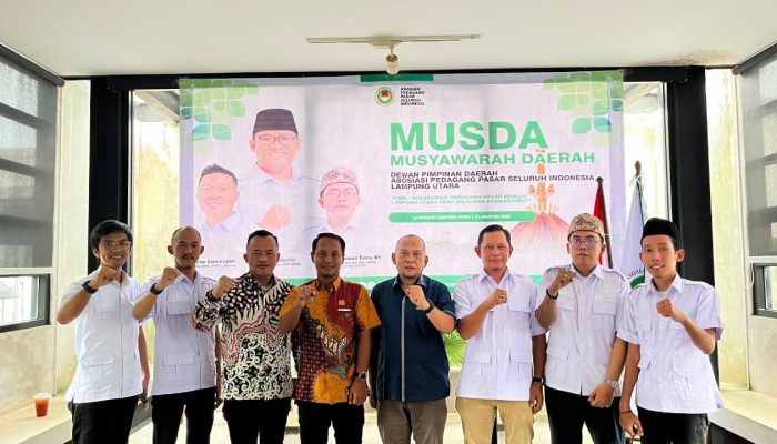 Tahta Rona Yacub Pimpin APPSI Lampung Utara, Fokus Perjuangkan Pedagang Pasar