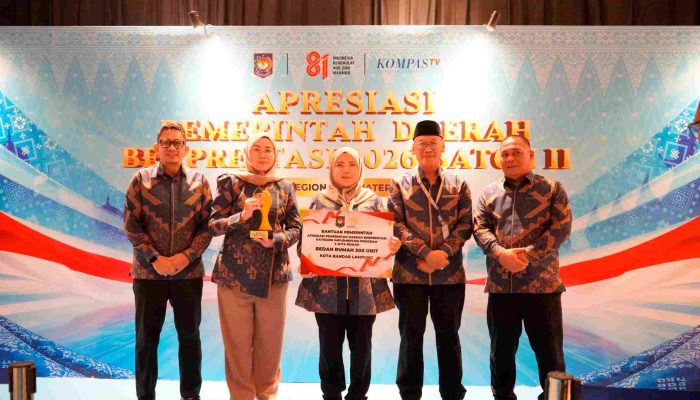 Pemkot Bandar Lampung Raih Penghargaan Program 3 Juta Rumah