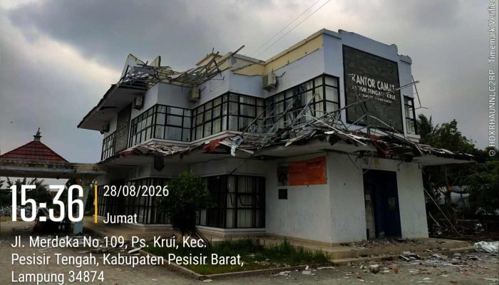 Proyek Kantor Camat Pesisir Tengah Terancam Molor