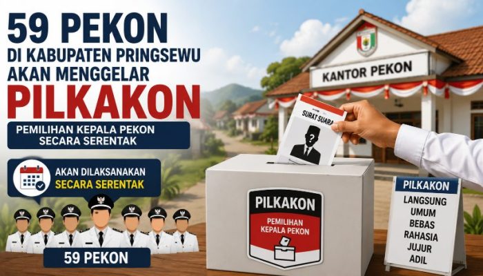 59 Pekon di Pringsewu Gelar Pilkakon Serentak