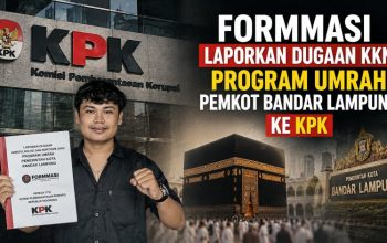 FORMMASI Laporkan Dugaan KKN Program Umrah Pemkot Bandar Lampung ke KPK
