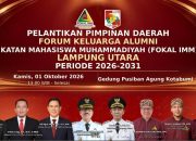 Fikri Yasin dan Erizal Hadiri Pelantikan FOKAL IMM Lampung Utara