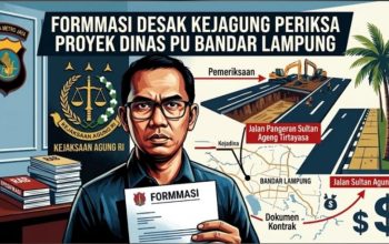 Formmasi Desak Kejagung Periksa Proyek Dinas PU Bandar Lampung