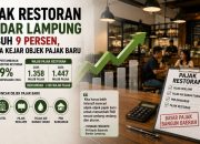 Pajak Restoran Bandar Lampung Tumbuh 9 Persen, Bapenda Kejar Objek Pajak Baru