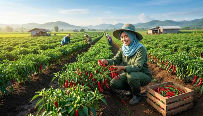 Distan Bandar Lampung Usulkan Bibit Cabai untuk Antisipasi Inflasi