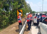 PT BTB Cek Rambu dan Marka Tol Bakauheni-Terbanggi Besar Tiap Tiga Bulan