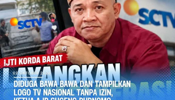 IJTI Somasi Sugeng Purnomo soal Penggunaan Logo SCTV
