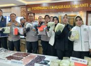 Polda Lampung Bongkar Narkoba Jaringan Internasional, Sita 89 Kg Sabu