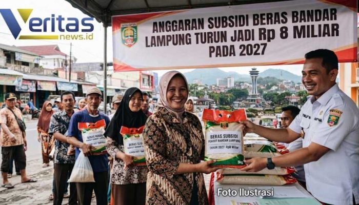 Anggaran Subsidi Beras Bandar Lampung Turun Jadi Rp8 Miliar pada 2027