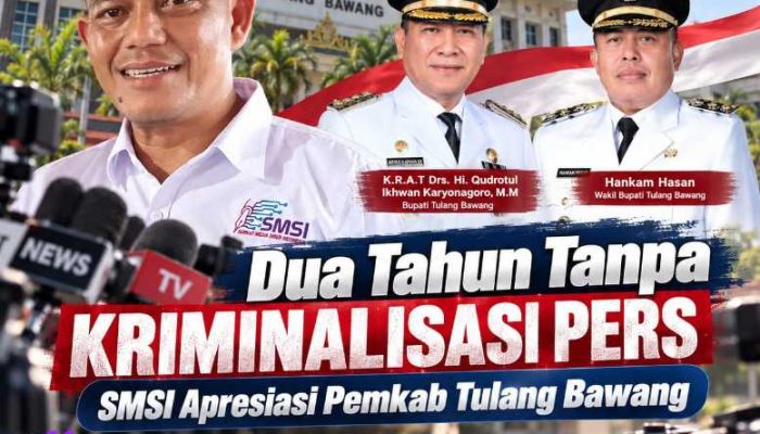 SMSI Apresiasi Pemkab Tulang Bawang soal Kebebasan Pers