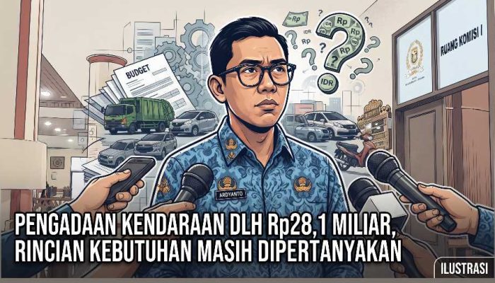 Pengadaan Kendaraan DLH Rp28,1 Miliar, Rincian Kebutuhan Masih Dipertanyakan
