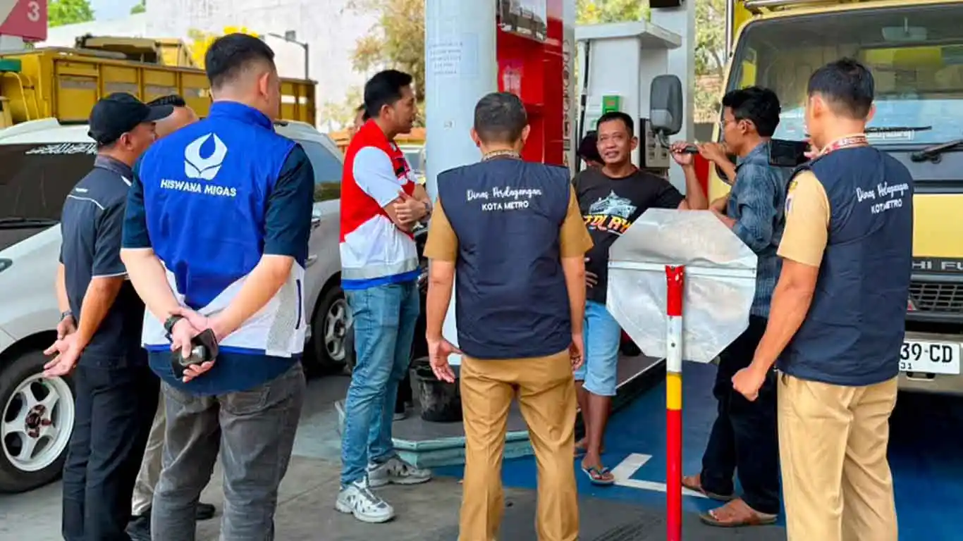 Pertamina Cek Penyaluran Biosolar di Kota Metro, QR Code dan Nopol Kendaraan Diperiksa